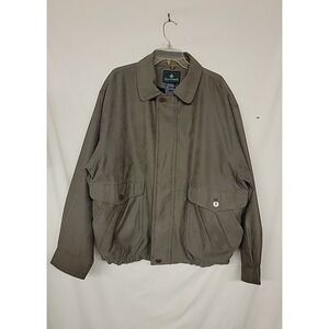 Rainforest SIze‎ XL Poly Filled Zip Bomber Jacket Microfiber Green